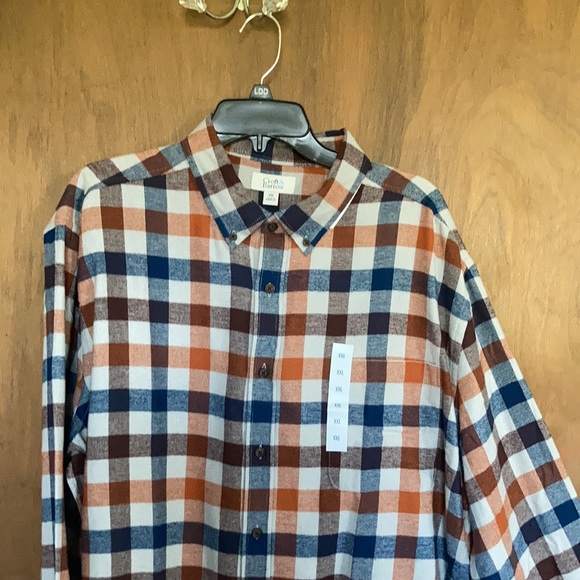 Relist 2/5 ❌Croft & barrow classic fit the extra soft flannel plaid shirt XXL - Picture 9 of 16